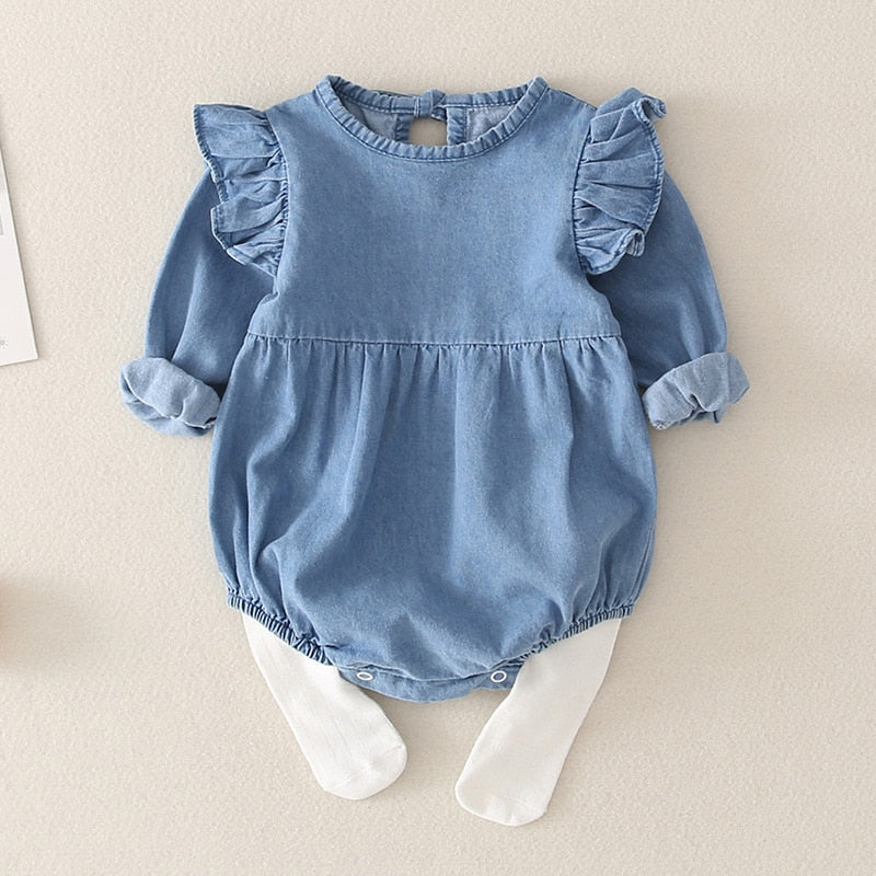 Finely Denim Romper
