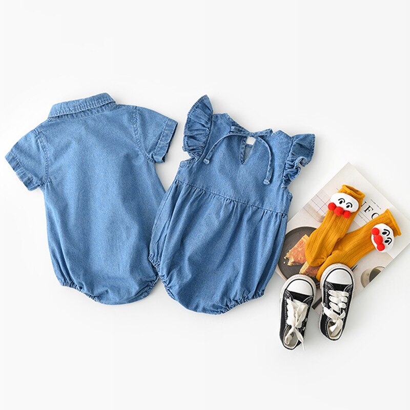 Finely Denim Romper