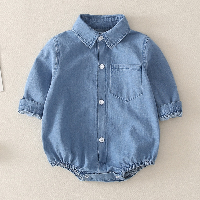 Finely Denim Romper