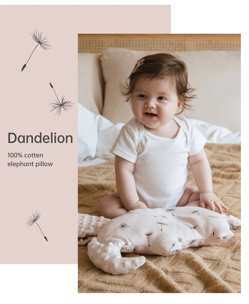 Baby Bliss Elephant Pillow