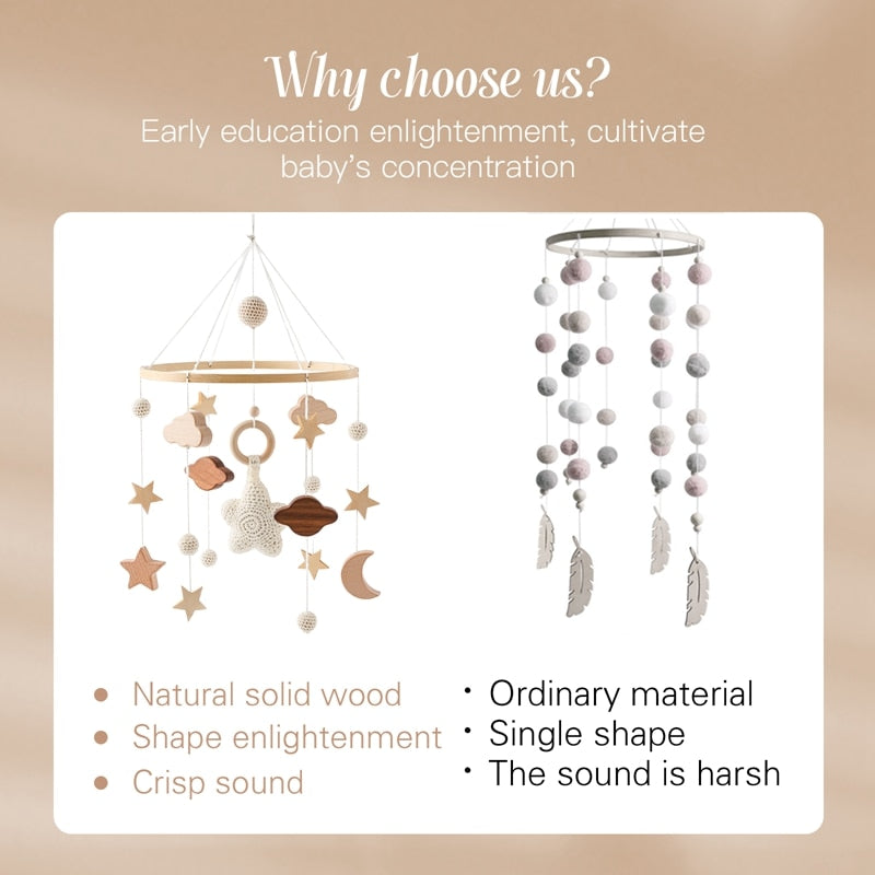Handmade Baby Mobile Milky Way
