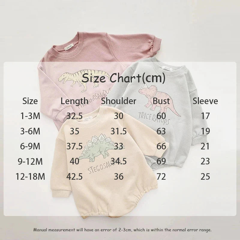 Dream Cream Dino Romper
