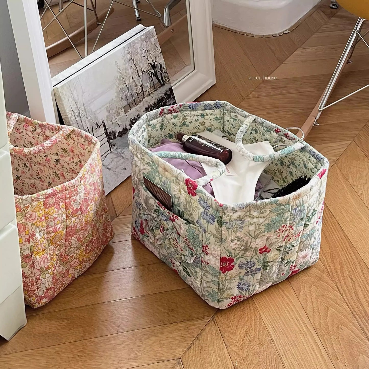 Floral Space Changing Bag