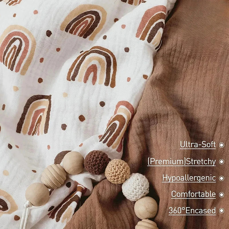 2-Pack Muslin Baby Nest Cover