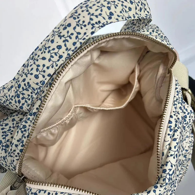 Floral Space Diaper Bag