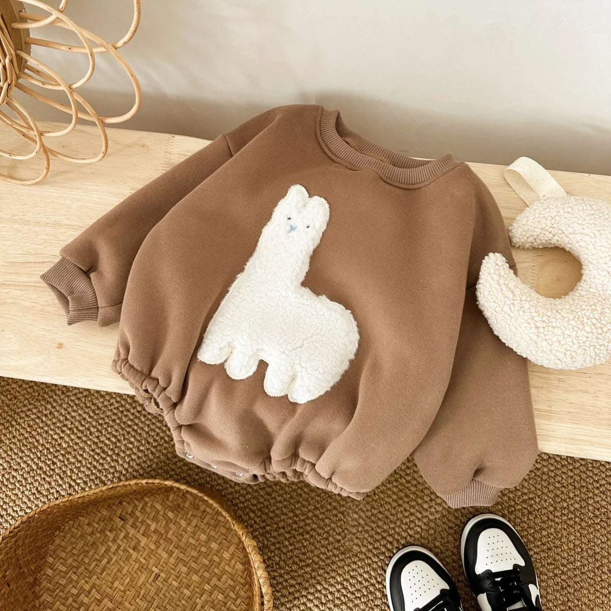 Fluffy Drama Lama Bodysuit