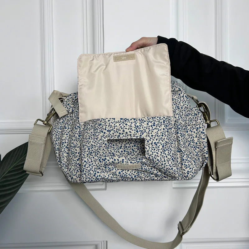 Floral Space Diaper Bag