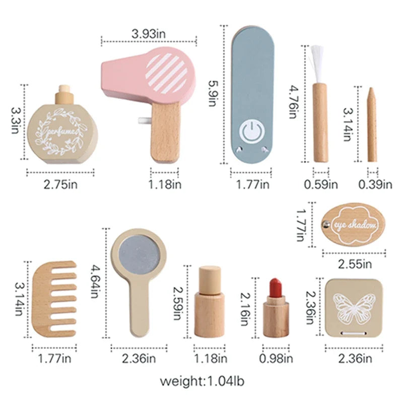 Wooden Beauty Toys Set