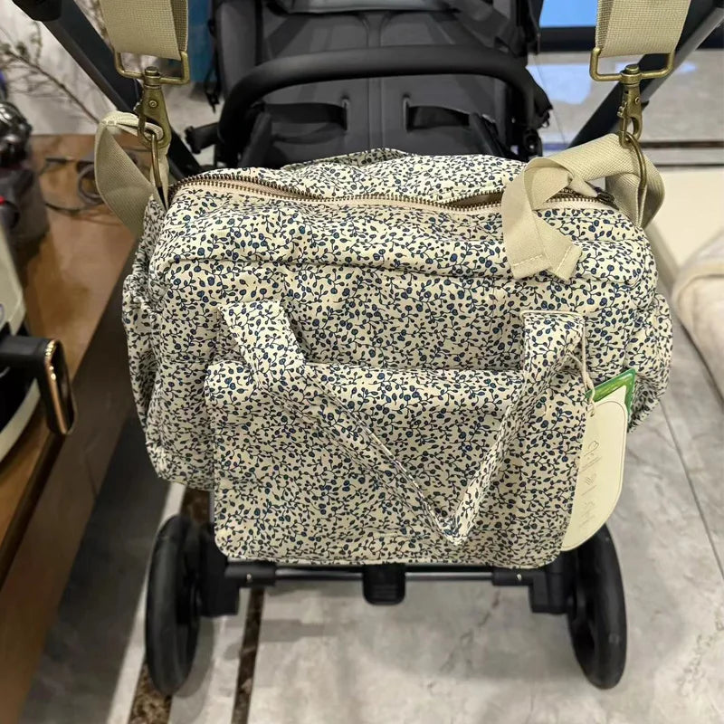 Floral Space Diaper Bag