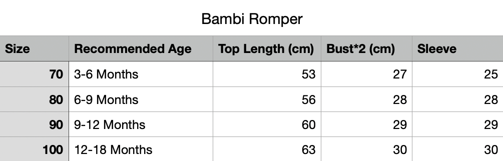 Bambi Romper