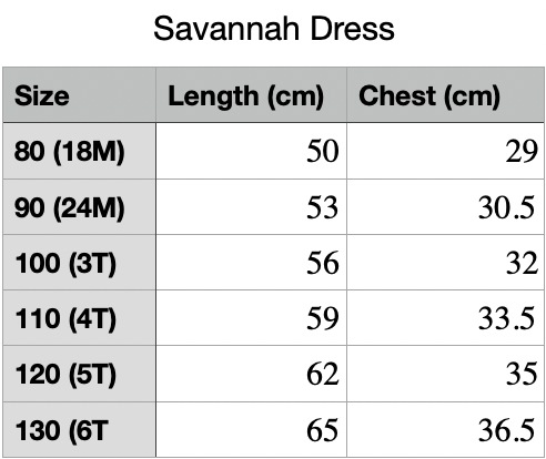 Savannah Dress