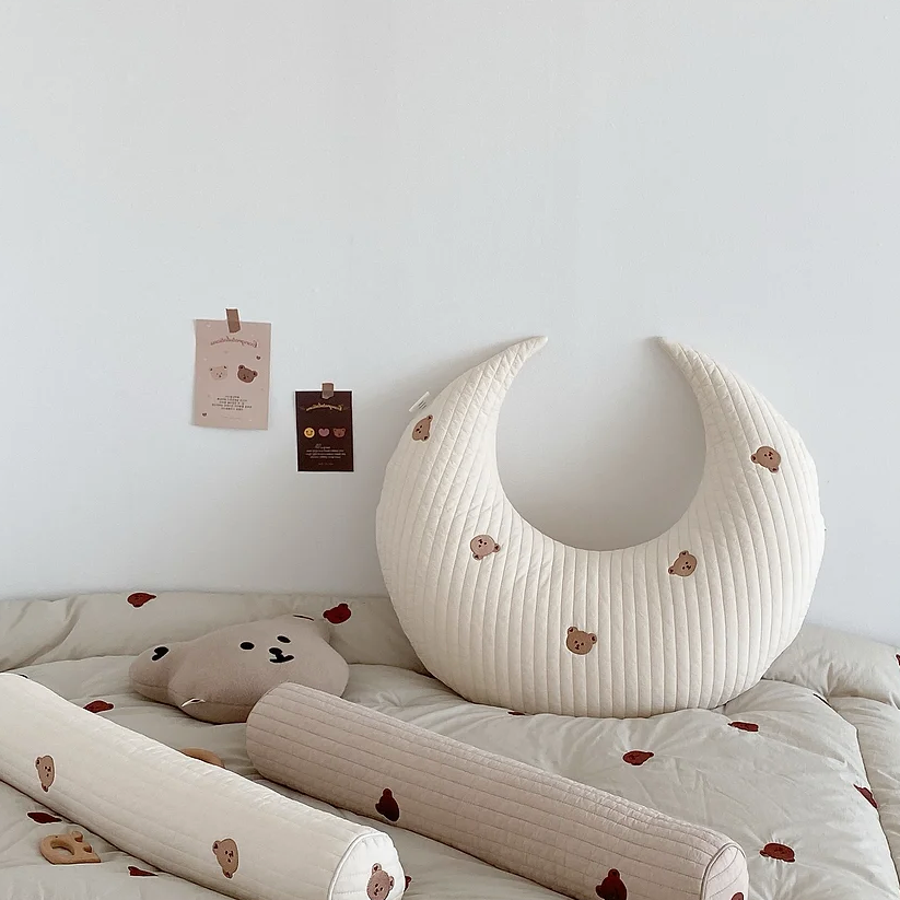 Quilted Embroidered Body Pillow