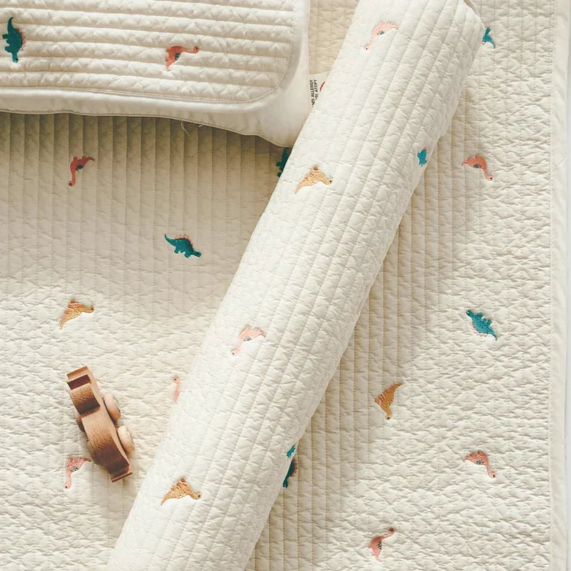 Quilted Embroidered Body Pillow