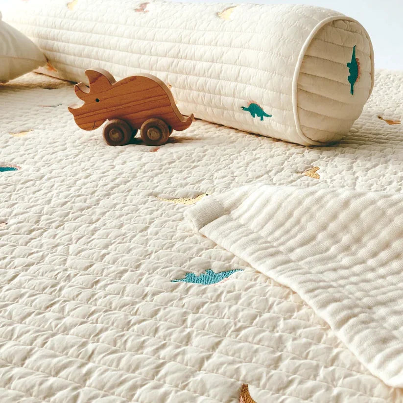 Quilted Embroidered Body Pillow