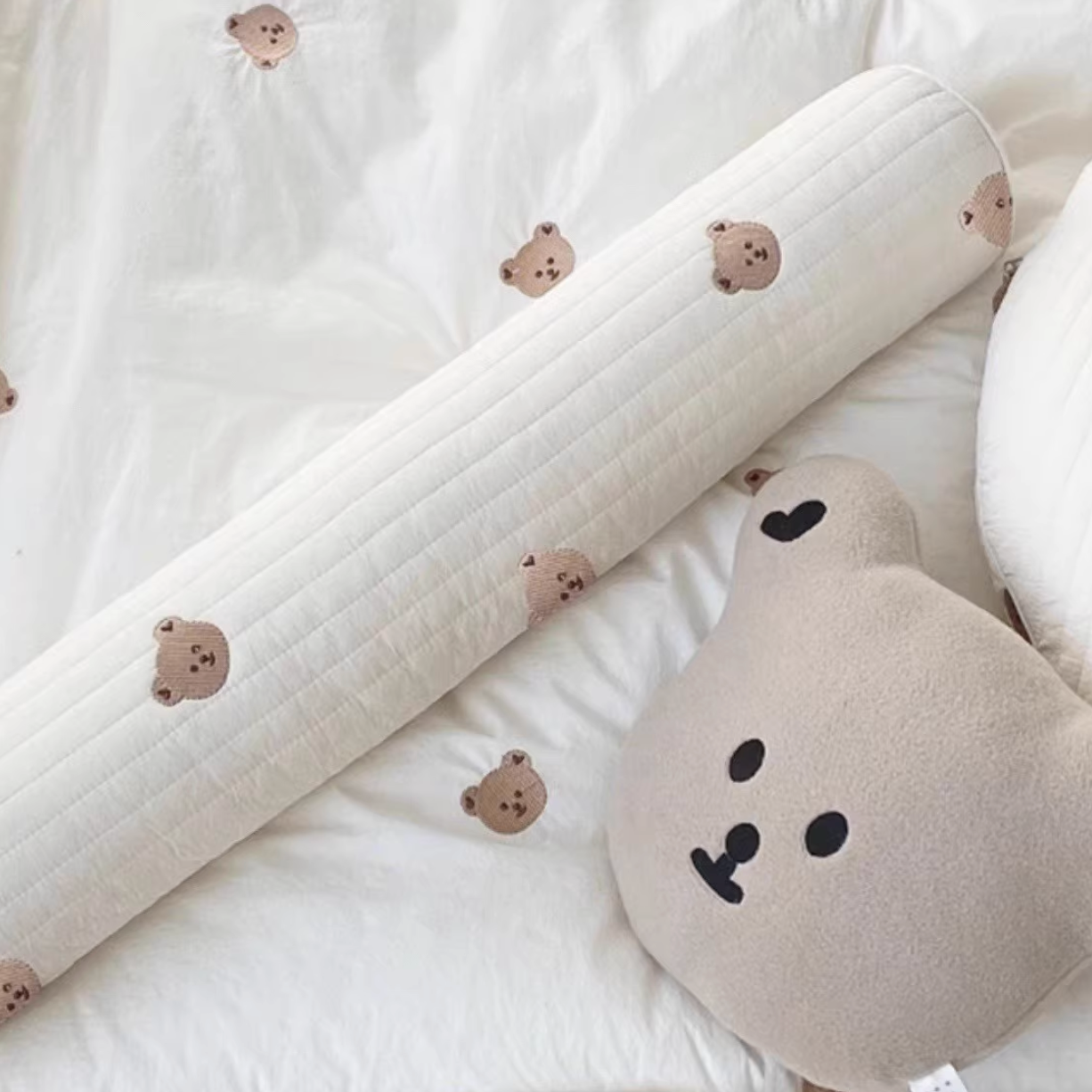 Quilted Embroidered Body Pillow