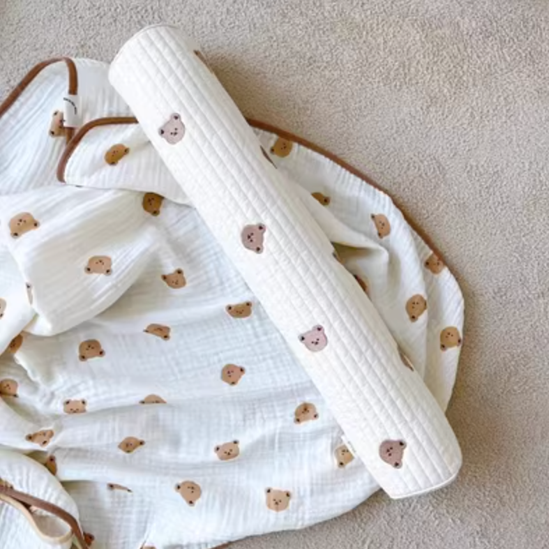 Quilted Embroidered Body Pillow