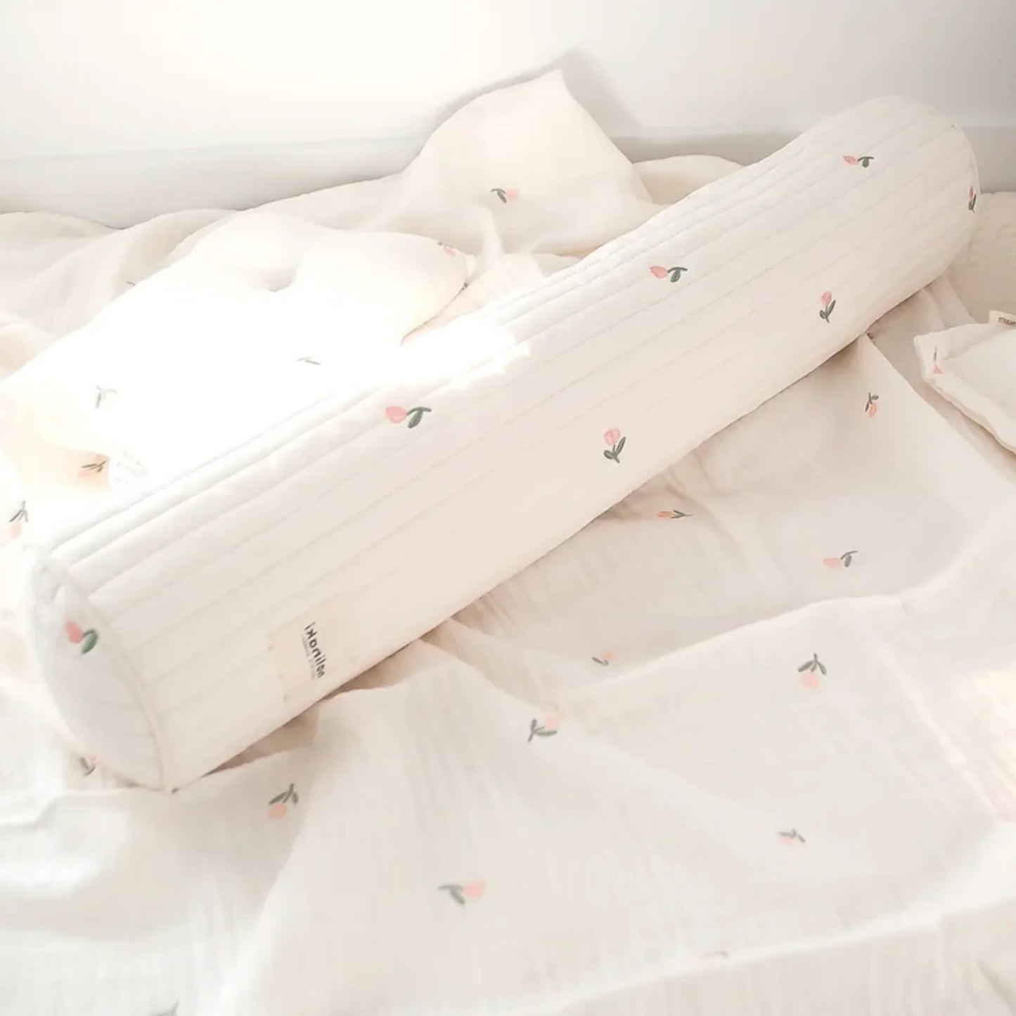 Quilted Embroidered Body Pillow