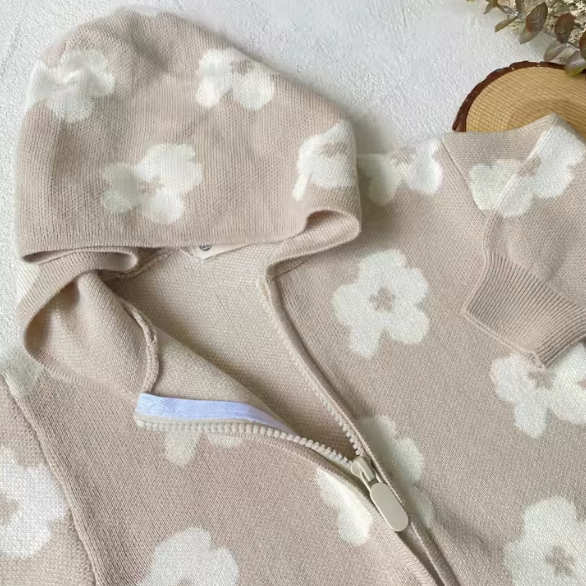 Flower Knit Jumpsuit Ivy