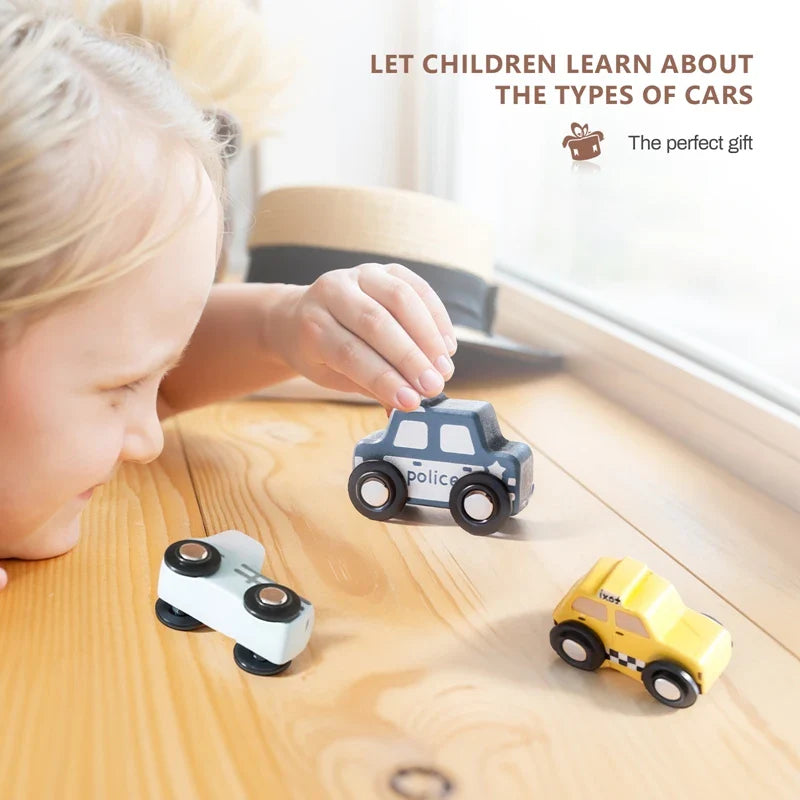 Wooden Cars Puzzle