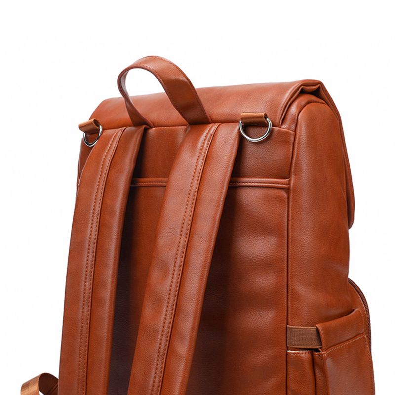 Vegan Leather Diaper Backpack