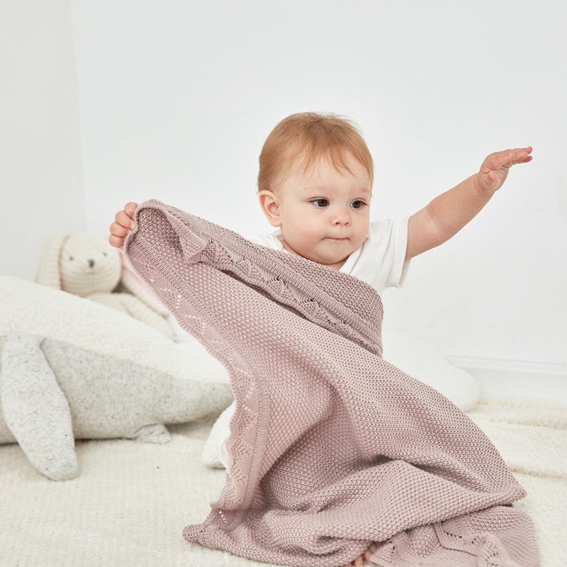 Knitted Cotton Blanket