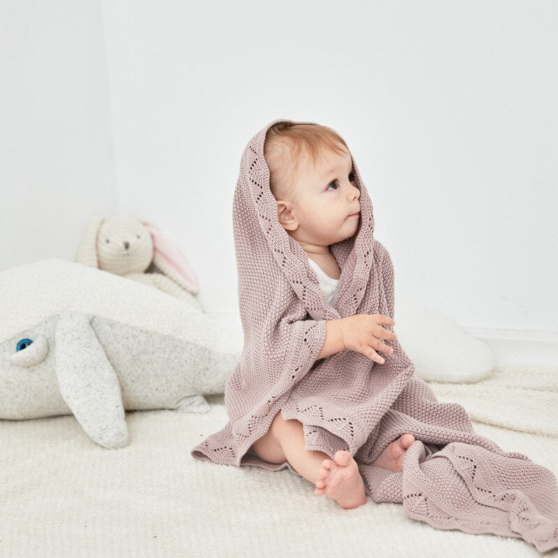 Knitted Cotton Blanket