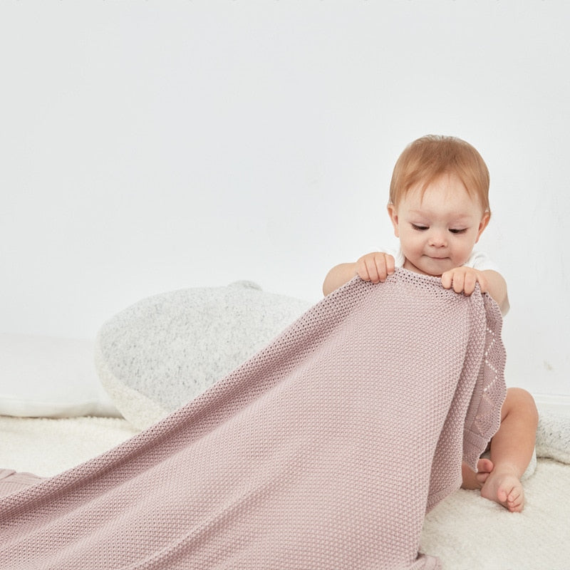 Knitted Cotton Blanket