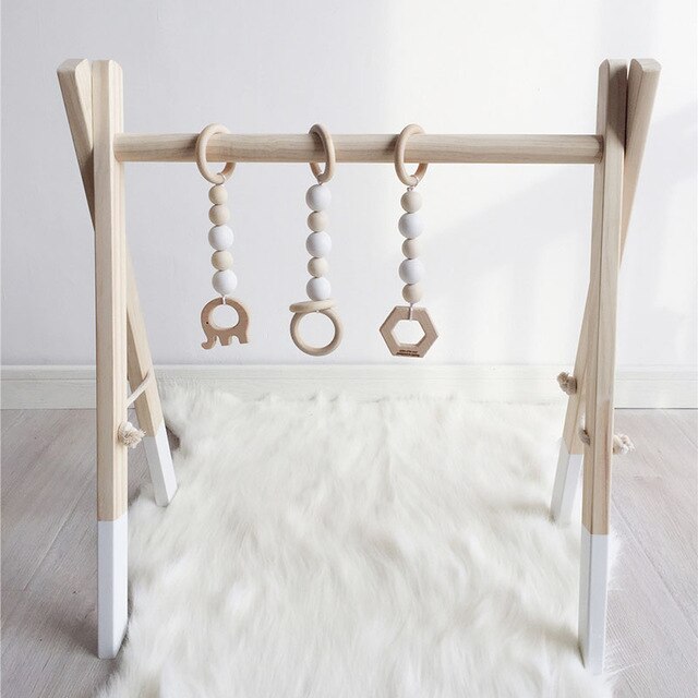 Nordic Wooden Baby Gym