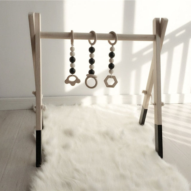 Nordic Wooden Baby Gym