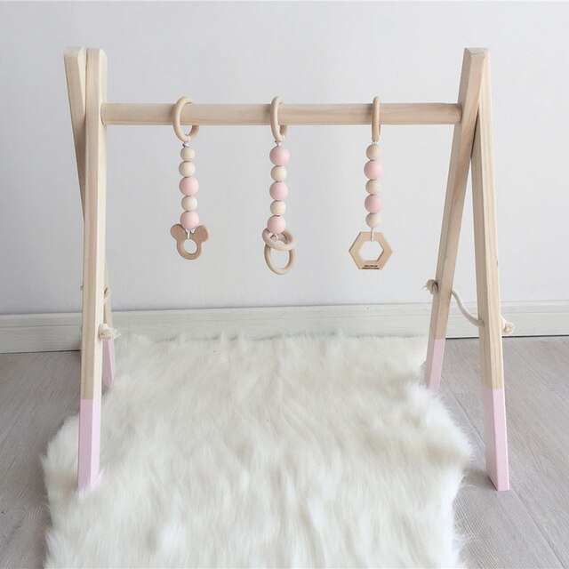 Nordic Wooden Baby Gym