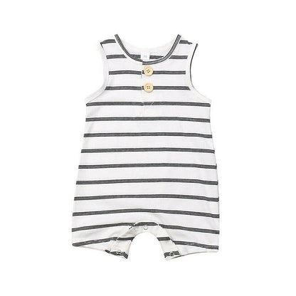 Summer Clothing set Baby Boy Striped Romper Summer Jumpsuit