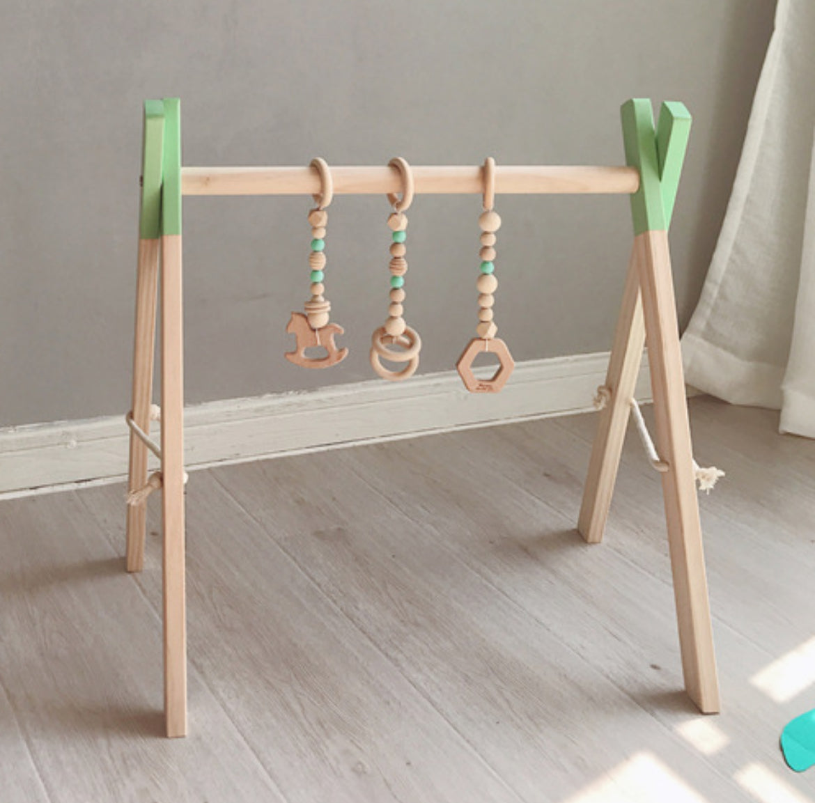 Nordic Wooden Baby Gym