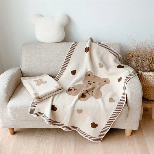 Knit Bear Blanket