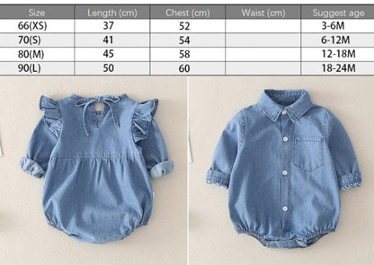 Finely Denim Romper