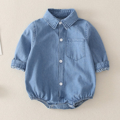 Finely Denim Romper