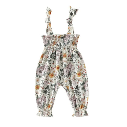 Floral Girls Jumpsuit