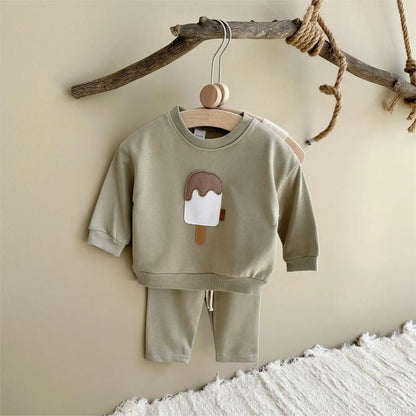 Ice Cream Baby Sweater Outfit