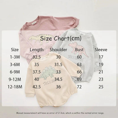 Dream Cream Dino Romper