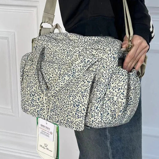 Floral Space Diaper Bag