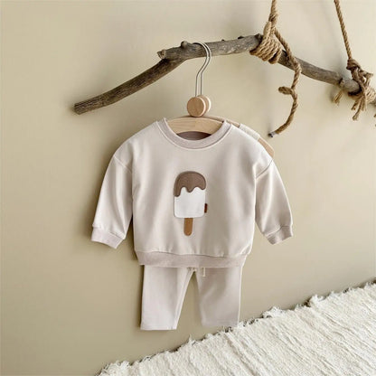 Ice Cream Baby Sweater Outfit