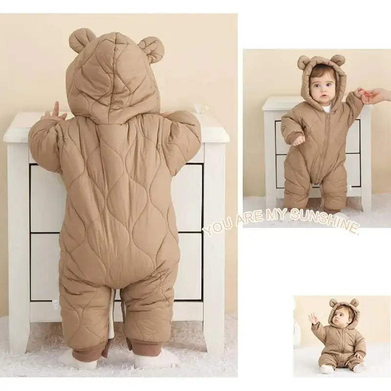 Baby Bear Winter Onesie