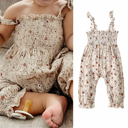 Floral Girls Jumpsuit