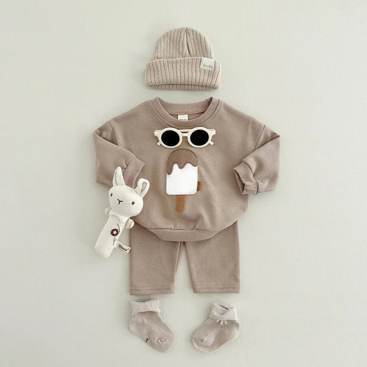 Ice Cream Baby Sweater Outfit
