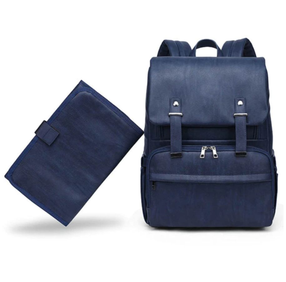 Vegan Leather Diaper Backpack