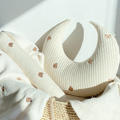 Quilted Embroidered Body Pillow