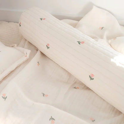 Quilted Embroidered Body Pillow