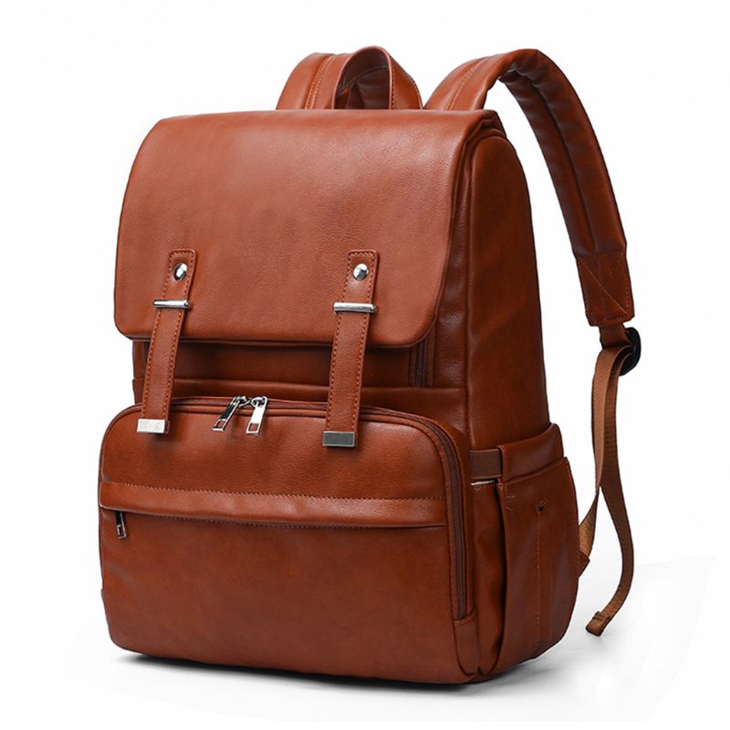 Vegan Leather Diaper Backpack