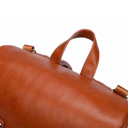 Vegan Leather Diaper Backpack