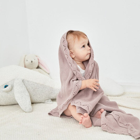 Knitted Cotton Blanket