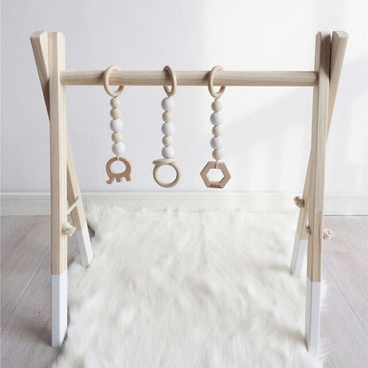 Nordic Wooden Baby Gym